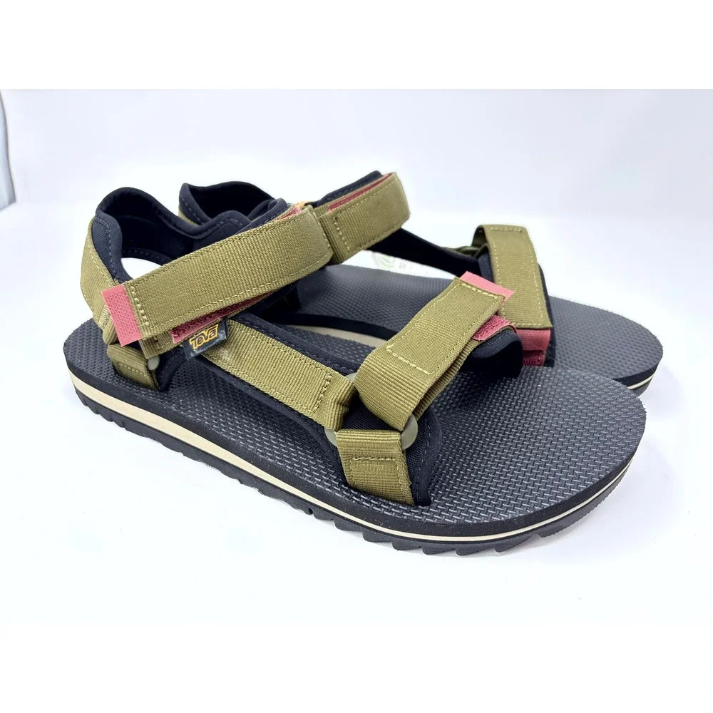 Teva Universal Trail Sandals Mens 11 Dark Olive Green Vibram Hiking 1106786